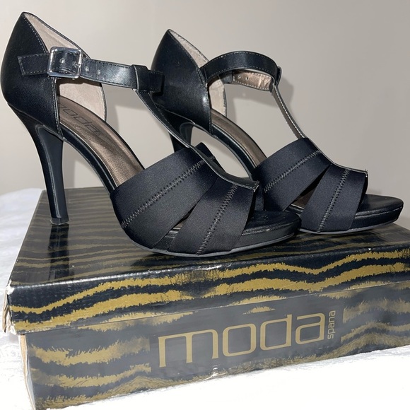 Moda Spana Jess Platform Sandal. Size 9 Black. Like New Condition No Flaws - Picture 2 of 9